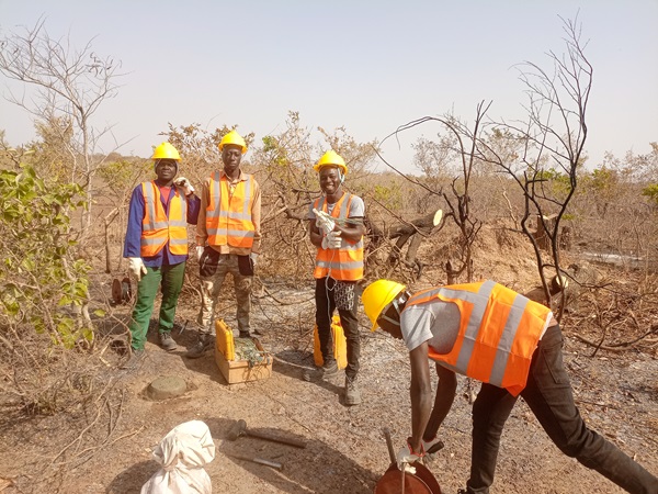 Implantation de forage